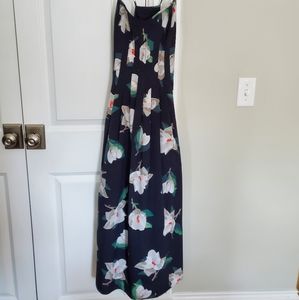 Banana Republic Blue Floral Maxi Dress